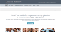 Desktop Screenshot of decisionpartners.org