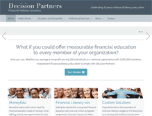 Tablet Screenshot of decisionpartners.org